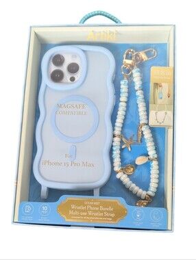Artikl Ocean Mist Wristlet Phone Bundle for iPhone 15 Pro Max